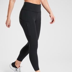 Athlete black stellar leggings